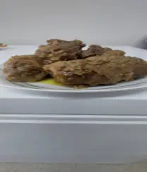 A plate of food on top of a table.